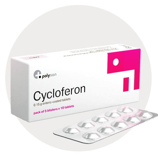 CYCLOFERON® enteric-coated tablets